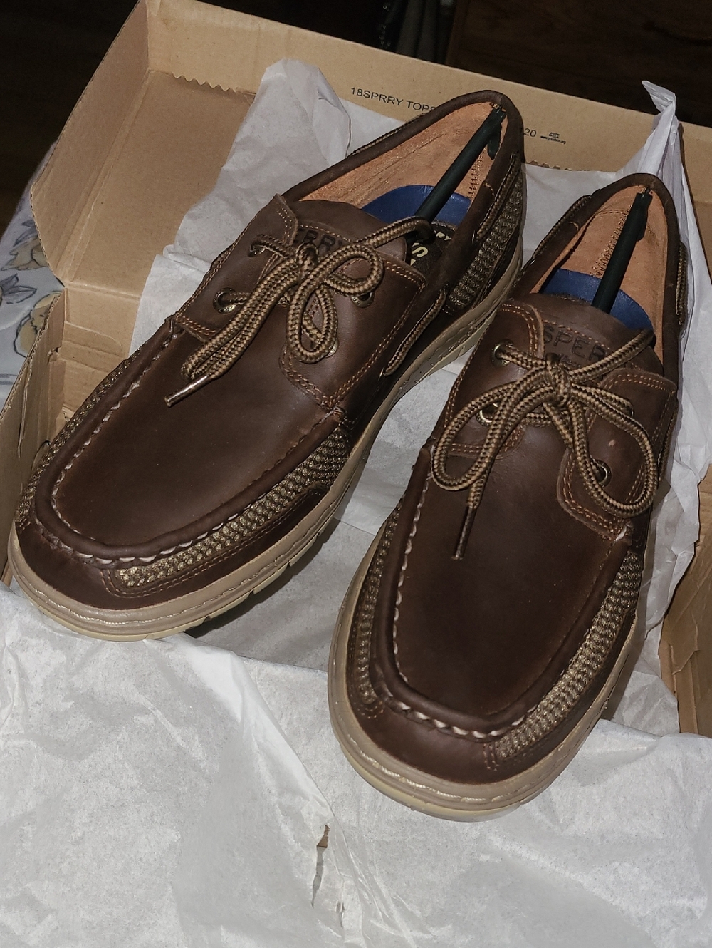 Sperry Tarpon Ultralite Boat Shoe - Dark Brown